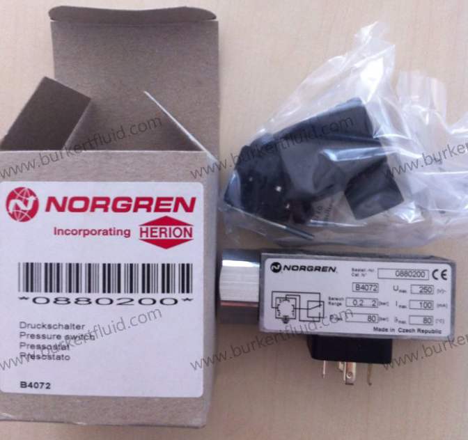 0880200 Norgren诺冠代理 诺冠压力开关