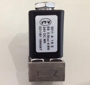 031181 VT-V订货号3011型两通不锈钢电磁阀-接口M5功率4.8W