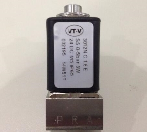 032195 VT-V订货号3012型不锈钢电磁阀-接口M5口径DN1.6功率3W