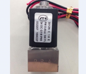 032207 VT-V订货号3012型不锈钢电磁阀-接口G1/8口径DN1.6功率3W飞线