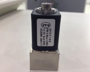 032688 VT-V订货号3012型不锈钢电磁阀-接口M5口径DN1.6电压12V功率4.8W