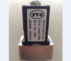 033093 VT-V订货号3013型不锈钢电磁阀-螺纹G1/4电压DC24V口径DN4