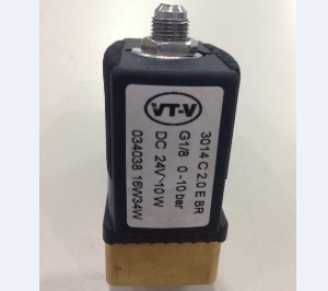 034038 VT-V订货号3014型黄铜电磁阀-螺纹G1/8电压DC24V功率10W口径DN2