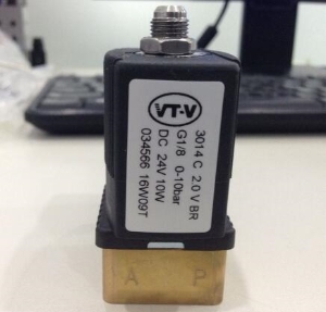 034566 VT-V订货号3014型黄铜电磁阀-螺纹G1/8电压DC24V功率10W口径DN2