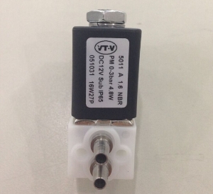 051031 VT-V订货号5011型两通POM电磁阀-电压DC12V口径DN1.6