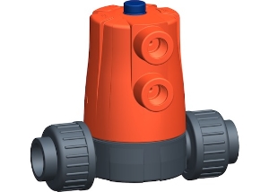 161604835+GF+气动隔膜阀 EPDM+PTFE-口径DN20 乔治费歇尔