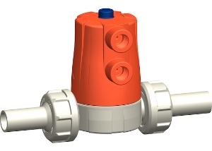 +GF+气动隔膜阀 材质PP-H 口径DN20 乔治费歇尔