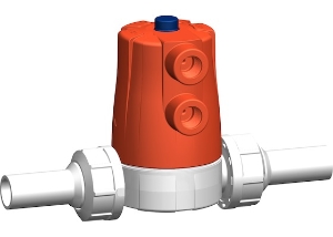 +GF+气动隔膜阀 材质PVDF 口径DN20 乔治费歇尔