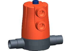 +GF+气动隔膜阀 材质PVC-U 口径DN15 乔治费歇尔