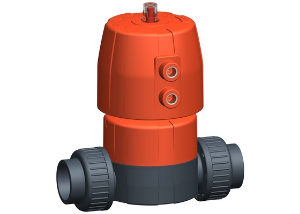 Diaphragm valve DIASTAR Ten PVC-U FC (Fail safe to close) Unions with threaded sockets Rc