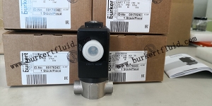 00178243 burkert订货号6027-2/2常闭型电磁阀-DN4-FKM密封-不锈钢阀体-G1/4"-024/DC-16