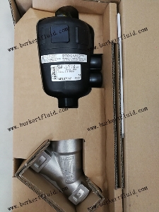 00187862 burkert订货号2000型常开两通角座阀-DN25-PTFE密封-不锈钢阀体-G1