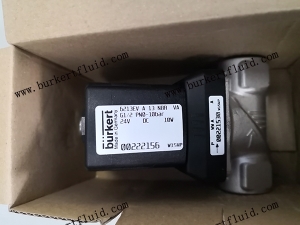 00222156 burkert订货号6213-EV-A13,0BBVAGM84-6-024/DC-10 6213-2/2常闭型电磁阀-DN13-NBR密封-不锈钢阀体-G1/2-024/DC-10